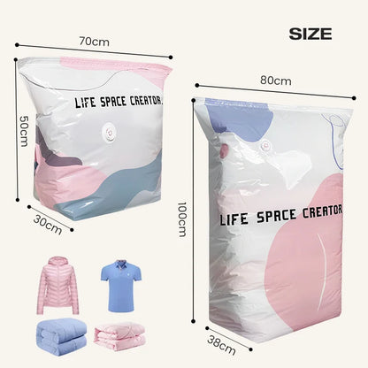 💨No-Pump 3D Vacuum Storage Bags