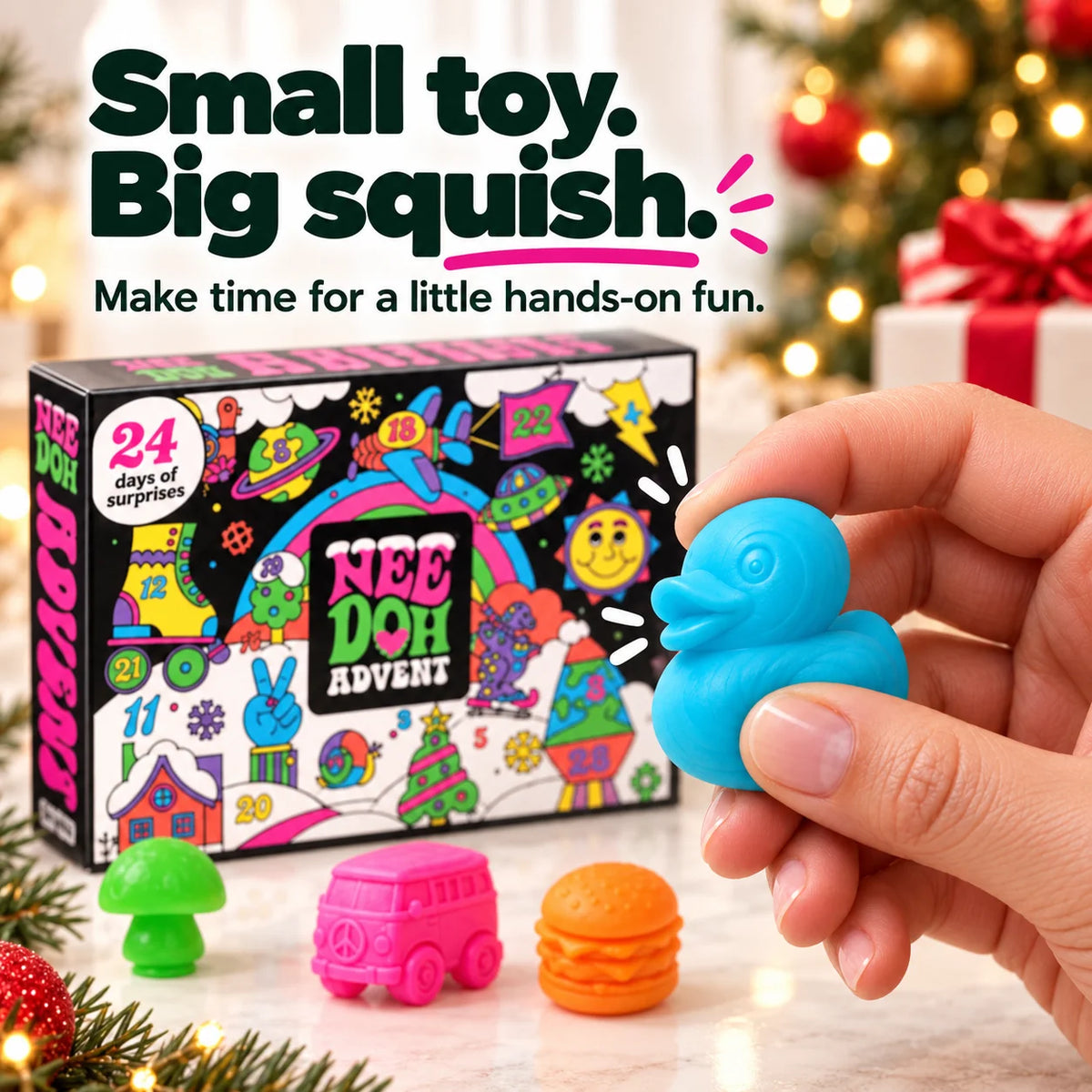 Needoh 24-Day Squishy Advent Calendar