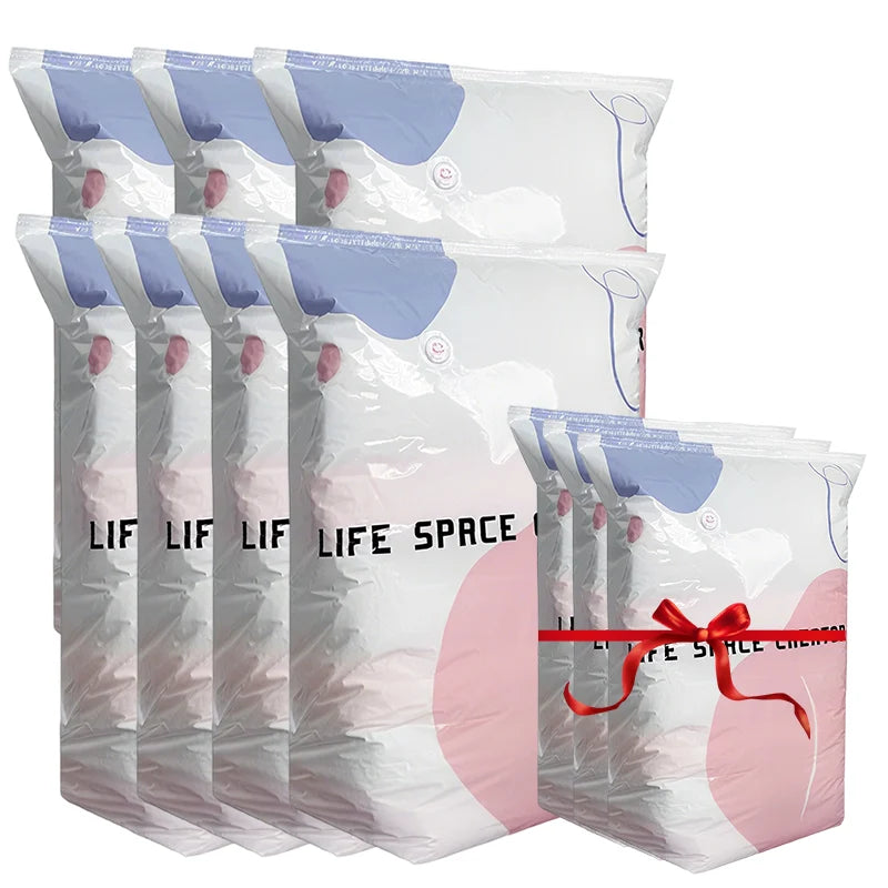 💨No-Pump 3D Vacuum Storage Bags
